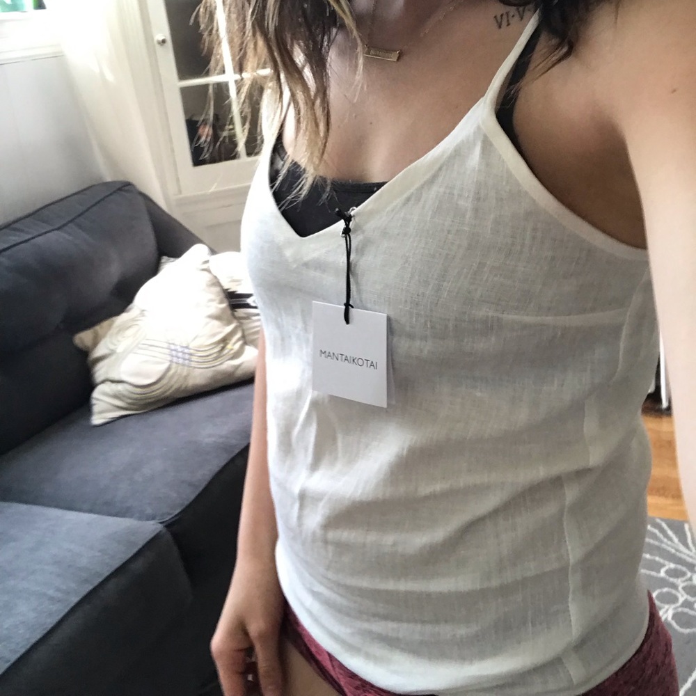 Handmade Linen tank top - Picture 3 of 3